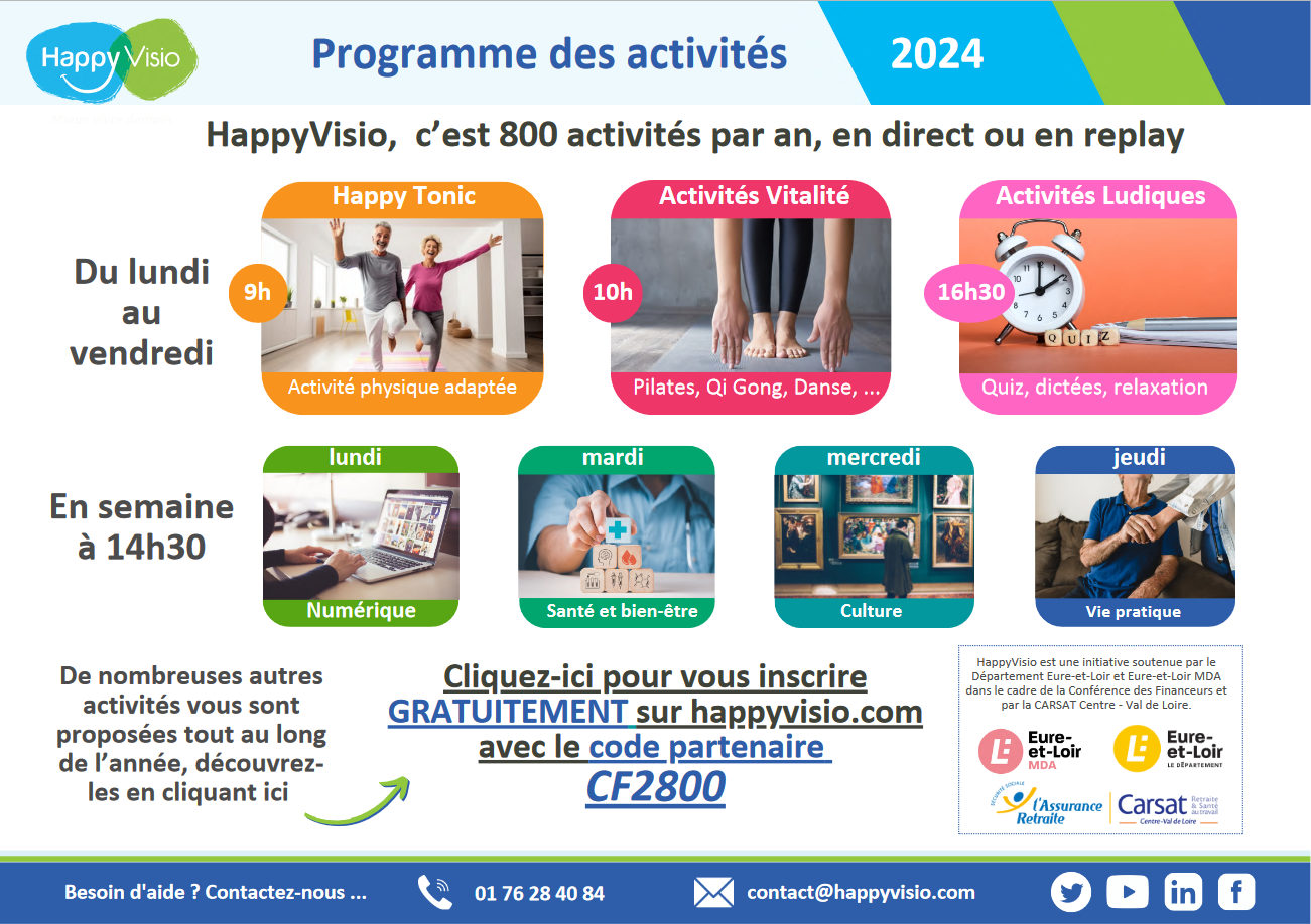 happy visio programme janvier - juin 2024